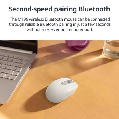 Logitech M196 Wireless Bluetooth Mouse Laptop Business Office Home Mouse Portable Comfort Logi Mouse