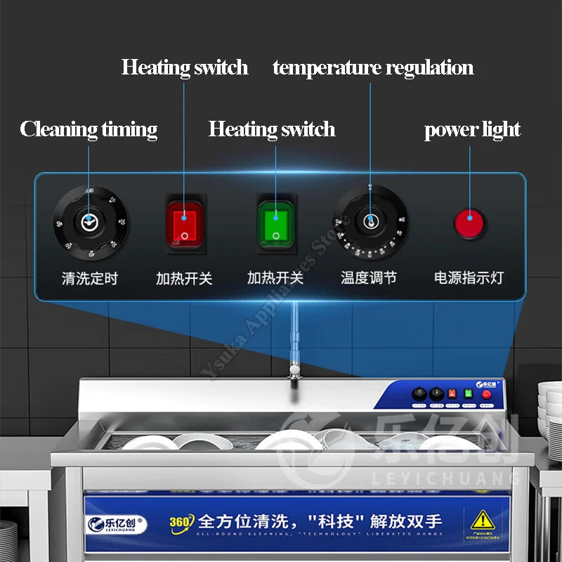 Under Sink Dishwasher Enjoy Spotless Dishes Ultra Quiet Dishwasher with Sanitize Cycle