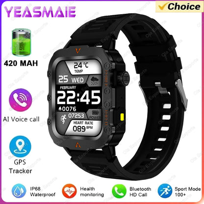 Smart Watch With Flashlight Function, Wireless Calls, Health Monitor，Message Reminders, Suitable For Iphone And Android Phones