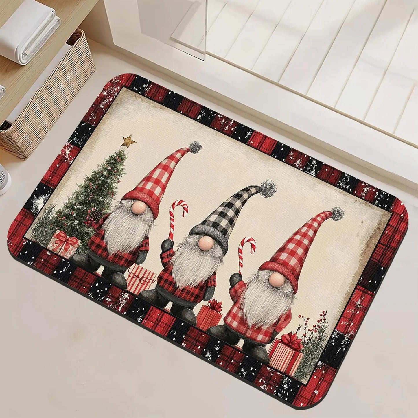 Black Cat Flower Bear Dwarf Door Mat Octopus Mermaid Maple Leaf Carpet Living Room Bedroom Bathroom Decorative Area Carpet