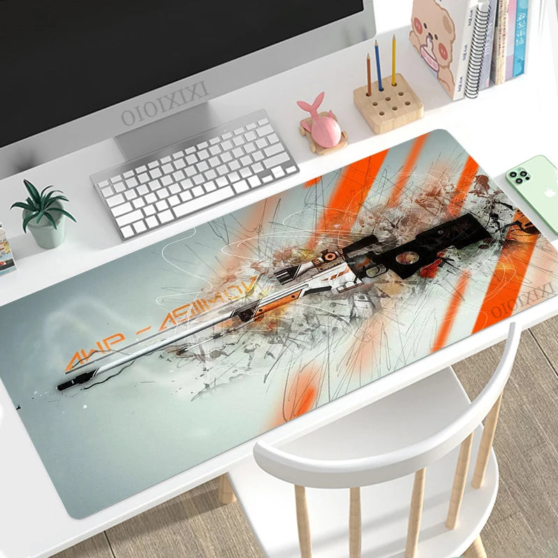 Cs Go Mouse Pad Gaming XL Custom HD New Home Mousepad XXL MousePads Non-Slip Natural Rubber Carpet Office Laptop Mouse Mat