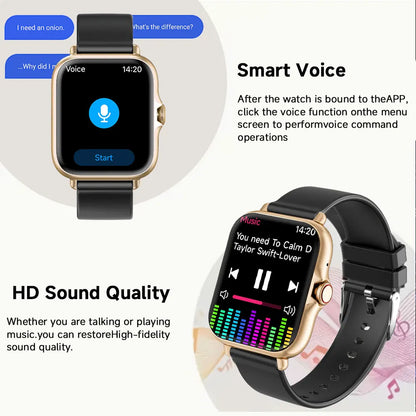 Smart Watch 1.83-inch IPS Screen Bluetooth Calling Multiple Sport Modes For Android&IOS Men Women Smartwatch Gifts New