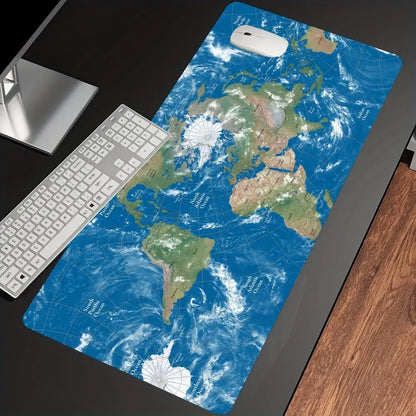 Large World Map Mouse Pad 90x40cm Desk Pad Non-Slip gamer Mouse Mat for Office and Home Decor gaming accessories