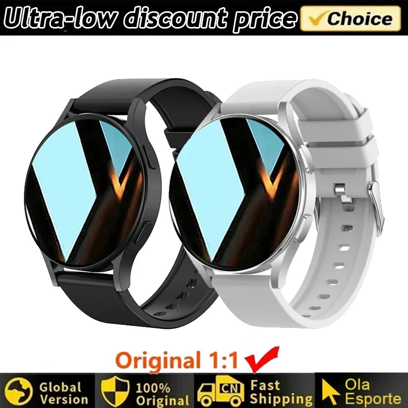 Smartwatch Women Watch 6 Health Monitoring Watch Waterproof Voice Assistant Bluetooth Call Smart Watch 2025 New Sports Watch