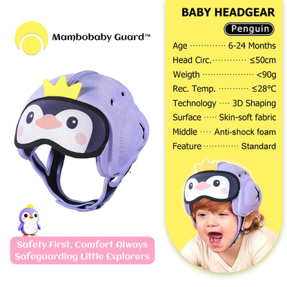 Mambobaby Guard Hat Rabbit Safe Anti-Shock Baby Helmet Toddler Head Protector Infant Headgear Learn Crawl Walk for Bump Fall