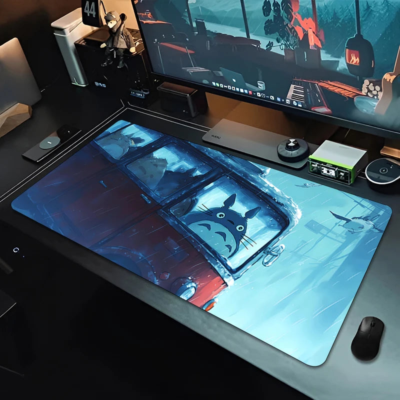 Mouse Pad Office Carpet Mouse Mats Gamer Rug Desk Non-Slip Accessories Computer Table Pads HD PC carpet T-Totoro Mousepad lovely