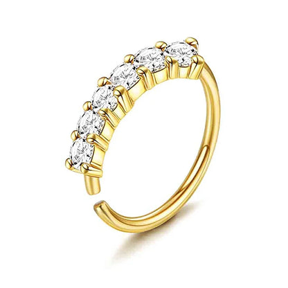 Drperfect Nose Rings Studs for Women Surgical Steel 20G Nose Hoop Corkscrew L Shaped Nose Stud Nose Ring Nose Piercing Jewelry