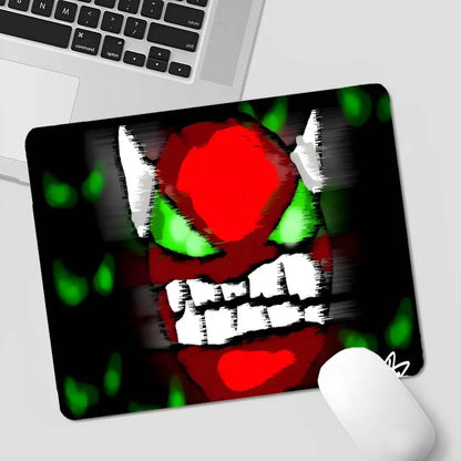 Cartoon Geometry Dash Video Game Office Student Gaming Thickened Large Pad Non-slip Cushion Mouse Pad for PC Computer Table