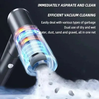 Car Home Vacuum Cleaner 2900000PA Powerful 4 in1 Clean Machine Wireless Blowing Suction Portable Vacuum Cleaner For Vehicle