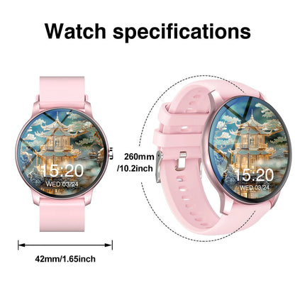 Smart Watch, Wireless Call/Dial, Multi-Sport Mode, Multiple APP Reminders, Suitable for Men and Women, Compatible with IPhone/An