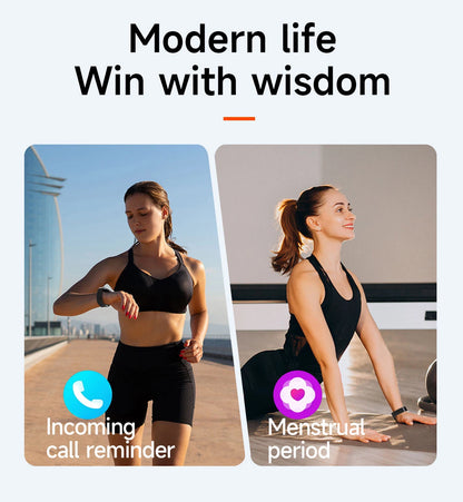 2025 New Smart Watch For Andrio IOS Fitness Sport Smart Bracelet Heart Rate Blood Oxygen Health Monitor Men Smartwatch Women