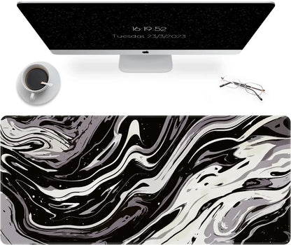 XXL Mouse Pad Sea Wave Gaming Mouse Pad Waterproof Mousepad Extended Large Mouse Mat Desk Pad Laptop Desk Mat Office and Home