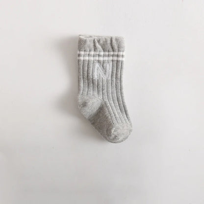 Newborn Baby Girls Socks Children's Non Slip Boys Socks Cute Mather Kids White Soft Cotton Solid Color Socks Baby Stuff Clothes