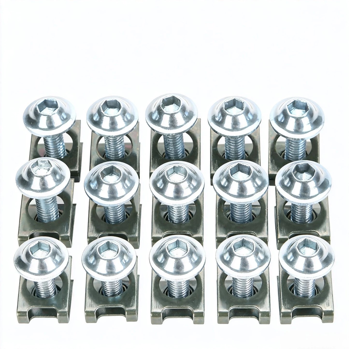 1set CNC M6 6mm Fairing Body Work Bolt Kit Screw Spire Speed Fastener Clip Nut For CBR GSXR Modified Bolt Motorcycle Accessories