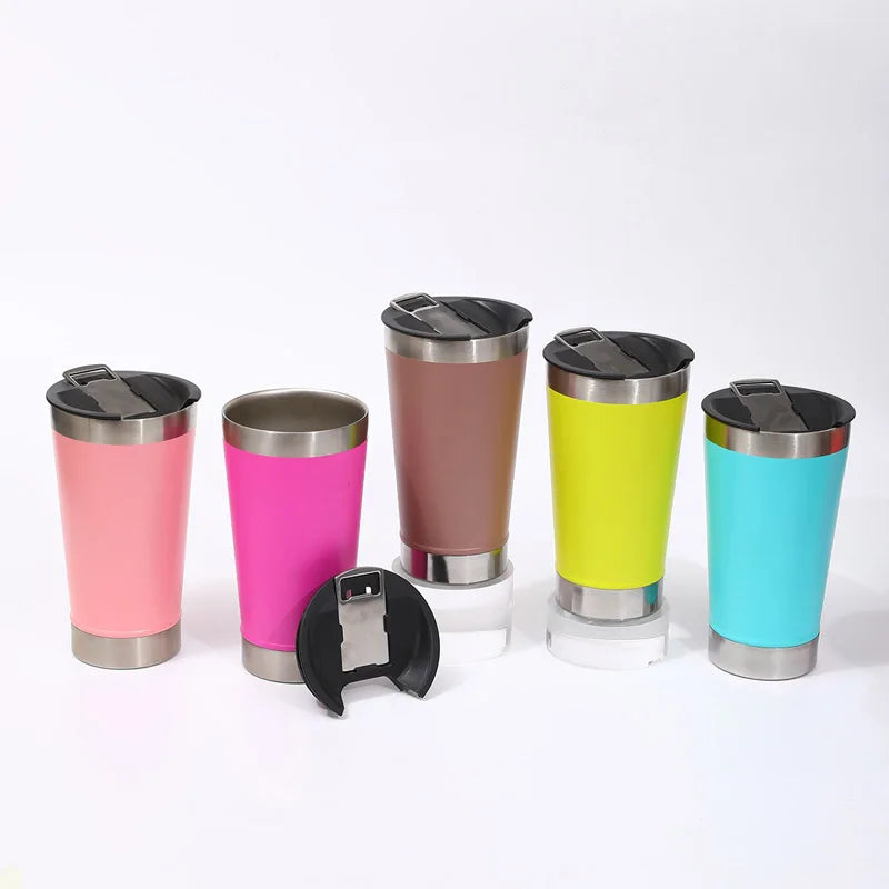 20oz Creative Stainless Steel Beer Cup with Bottle Opener Similar Tumbler Thermos water Bottle Opener mug thermal termos for tea