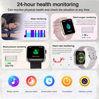 New Watch 10 Smart Watch Men Body Temperature BT Call NFC Always on Display GPS Sport Watches Women Smartwatch For Apple Android
