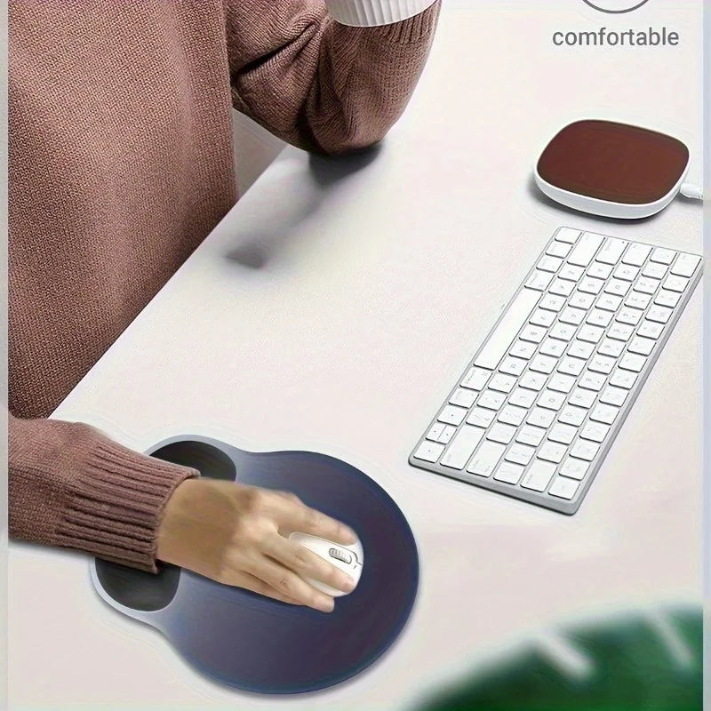 Ergonomic anti slip rubber mouse pad, suitable for computers and laptops, perfect for office and home use