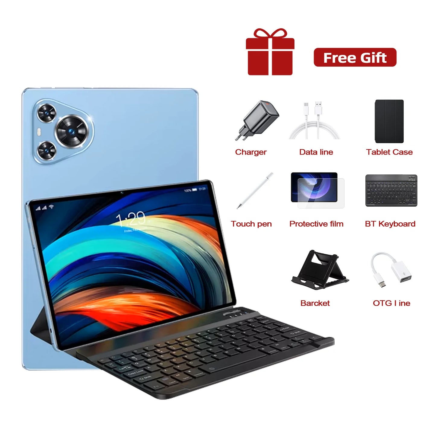 New Tablet Pad 16 Pro 11 inch Android 22GB+2TB Tablets 20000mah Battery Global Version 4G 5G Dual SIM WIFI Tab Kids MI Tablet PC