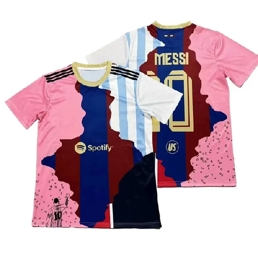 Special 3D print Combine jerseys MESSI fashion Men T-Shirts Sports Casual Outdoor jerseys Breathable Quick Dry brasil Clothes