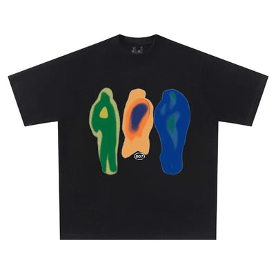 Men T-Shirt Cotton Oversized Summer Printed YCOA Graphic Harajuku Hip Hop Loose Tops Tees Korean Fashion Y2k Aesthetic Clothing