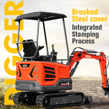 Mini Excavator  1 Ton  EURO 5 Kubota Engine  China Cheap 2 Ton  Crawler 1.8 Ton home Digger 3 T bagger farm For Sale customized