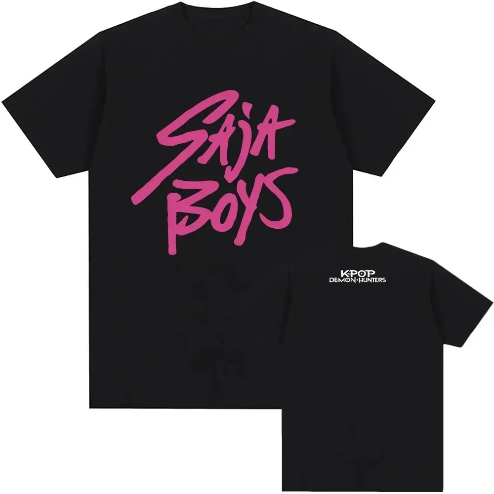 KPop Demon Hunters Tshirts Summer  Female Male  T-shirt Streetwear Hip Hop Fashion Casual T Shirt Tees