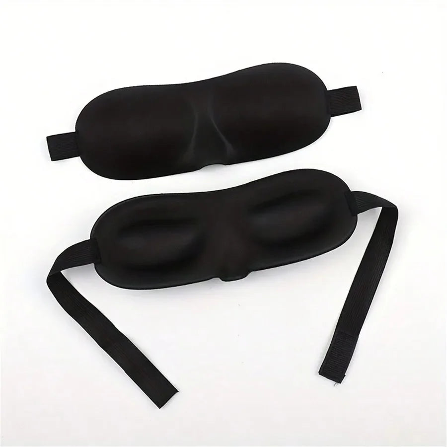 1 Smooth Natural Sleep Mask - Fully Adjustable Shoulder Strap, Suitable for Women and Men - Essential for Travel, Peaceful Sleep
