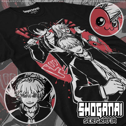 Chainsaw Man Peripherals T-shirt reze print tees Comfortable Oversized men women tops streetwear hip hop fashion Short sleeves