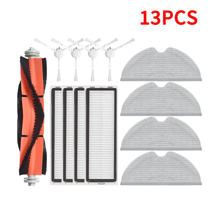 For Xiaomi Mijia 1C 1T Mi Robot Vacuum Mop Dreame F9 Hepa Filter Main Side Brush Mop Cloth Robotic Vacuum Cleaner Accessories