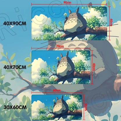 HD Xxl Office Computer PC Accessories 400X900mm Table Mat Gaming Kawaii Cat Mouse pad chinchilla Gamer Large Dragon Desk mat