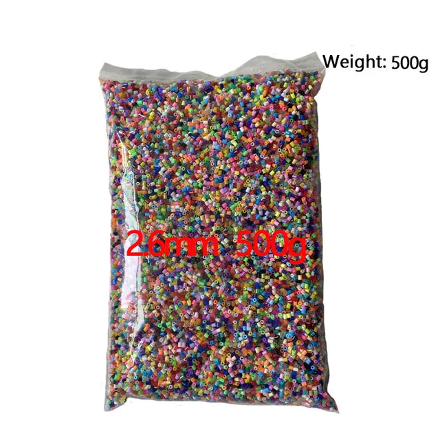 Creative Perler Beads 24/72 Colors Perler Toy Kit 2.6mm Hama Beads 3D Puzzle DIY Toy Kids Creative Handmade Craft Toy Gift
