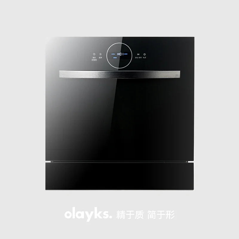 52L Fully Automatic Built-in Dishwasher with Intelligent Wash Sterilization Hot Air Drying Stainless Steel Tub Lave Vaiselle