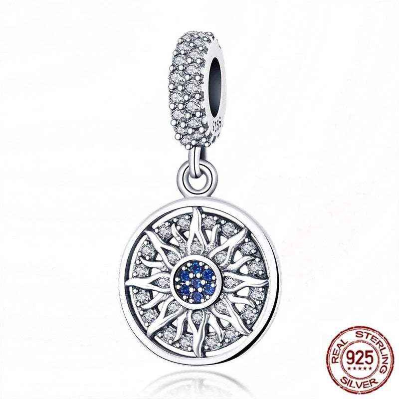 Hot Sale 925 Silver Color Evil Eye Charm Demon Eye Bead For Original  Bracelet&Bangle DIY Making Fashion Jewelry Gift