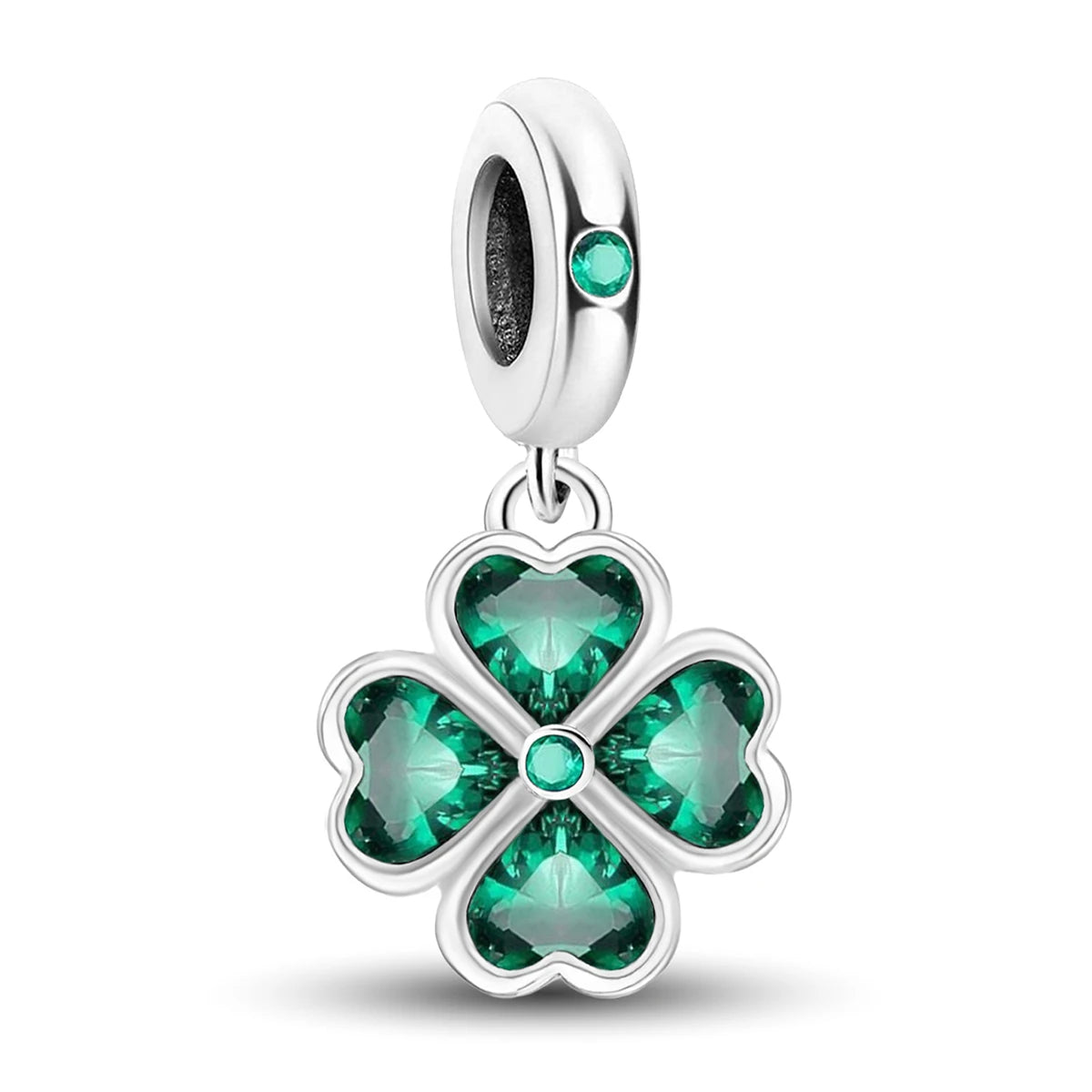 925 Sterling Silver Small Fresh Four Leaf Clover Series Charms Bead Diy Bracelet Necklace Making Gift Of High Quality Jewelry