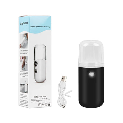 Nano Facial Steamer Facial Mister Portable Face Mister Cool Nano Mist Sprayer for Face Hydrating Sprayer Mini Handy Face Mister