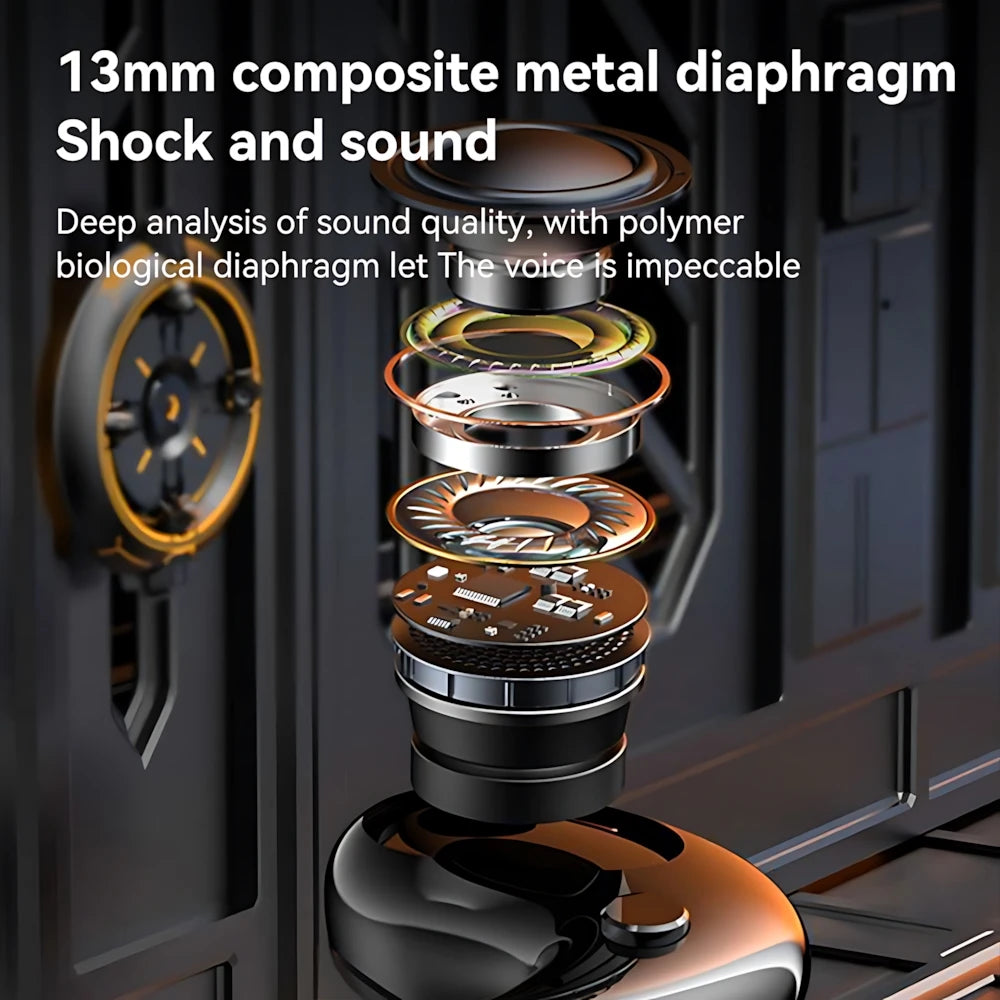 In-Ear Bluetooth Wireless Sleep Headphones Smart LED Display Bluetooth Headset Long Battery Life Gaming Headset For Apple Xiaomi