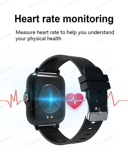 2025 Smart Watch 2.01 Inch HD Display Bluetooth Call Message Preview Sport Modes DIY Dial Weather Forecast Watches For Men Women