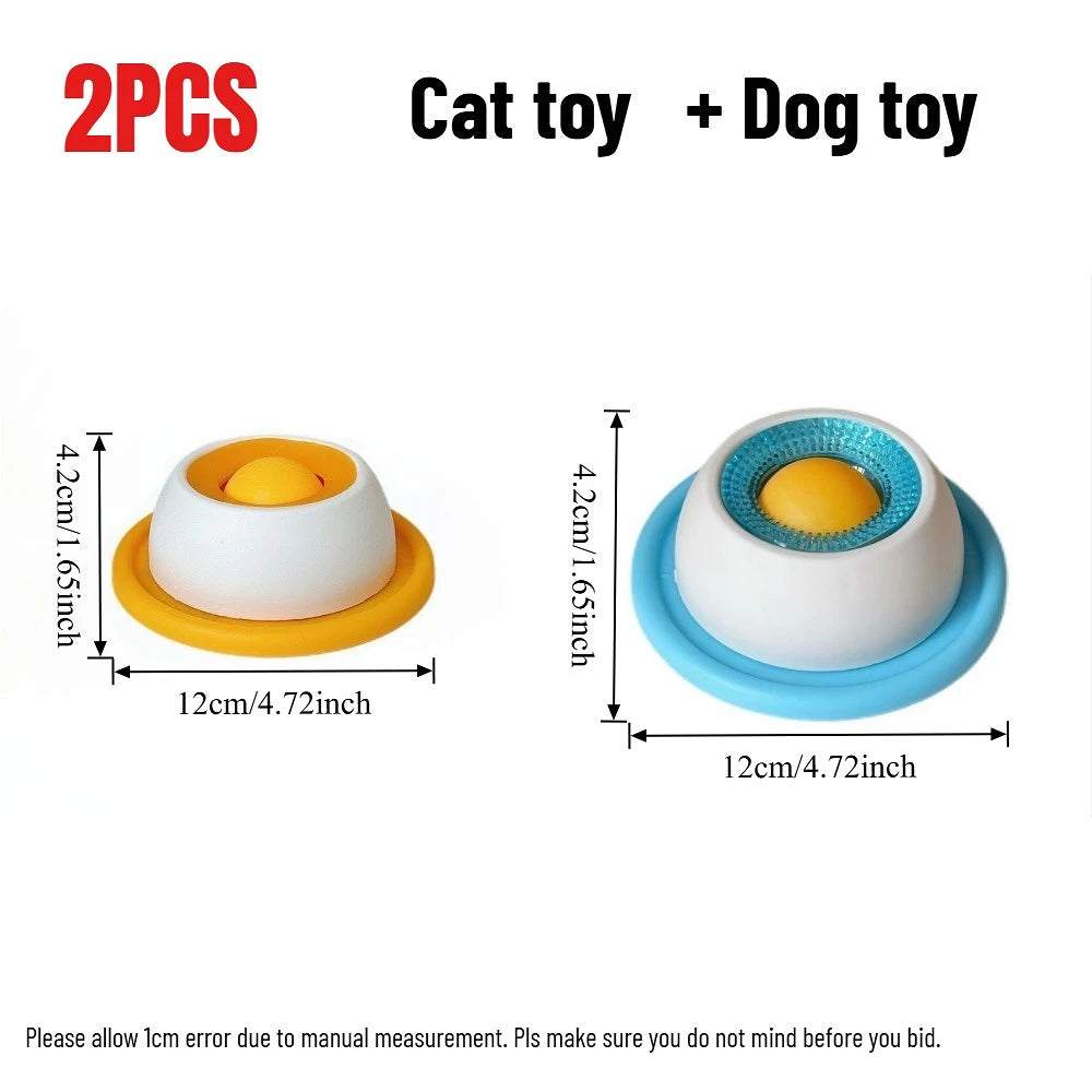Interactive Cats Dog Lick Toys Slow Food Bowl Feeding Dispenser Puppy Training Enrichment Pet Stimulation Toys Pets Accessories