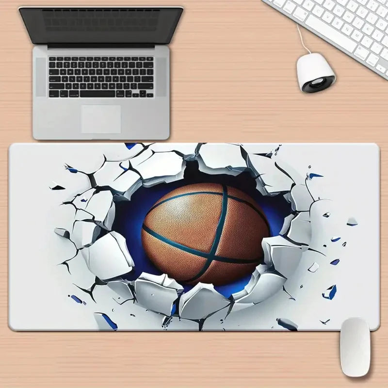Basketball pattern Mouse Pad  Computer Office Game Table Mats XXL Rubber Anti-slip Gaming Keyboard Long Desk Pads playmat