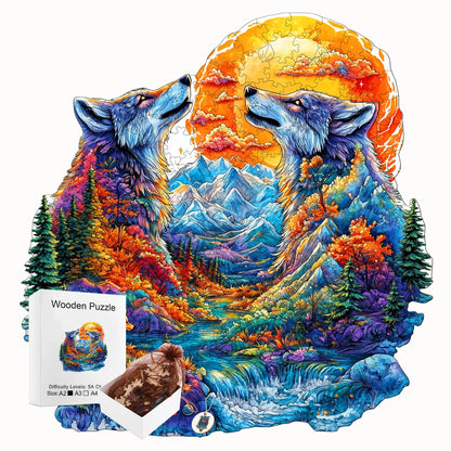 Fantasy Themed Wooden Puzzle Interesting Style Wooden Decor Christmas and Halloween Gift Toy for Teen and Kid