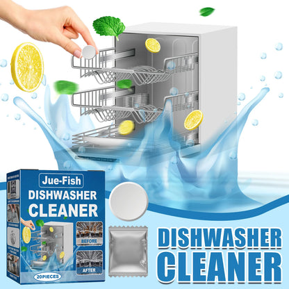 Jue Fish Dishwasher Cleaning Sheet Desktop Built-In Drawer Dishwasher Specific Stain Removal For Dishwasher Washing Machine