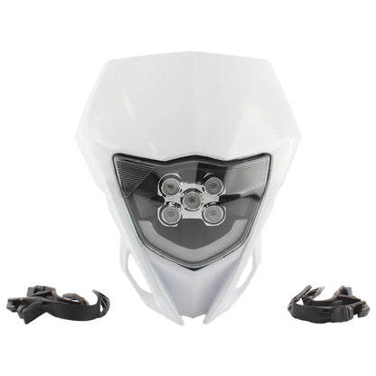 Motorcycle LED Headlight Plate for Yamaha WR YZ 250 450 Parts Headlamp Fairing Dirt Bike Supermoto Enduro Motocross Accessories