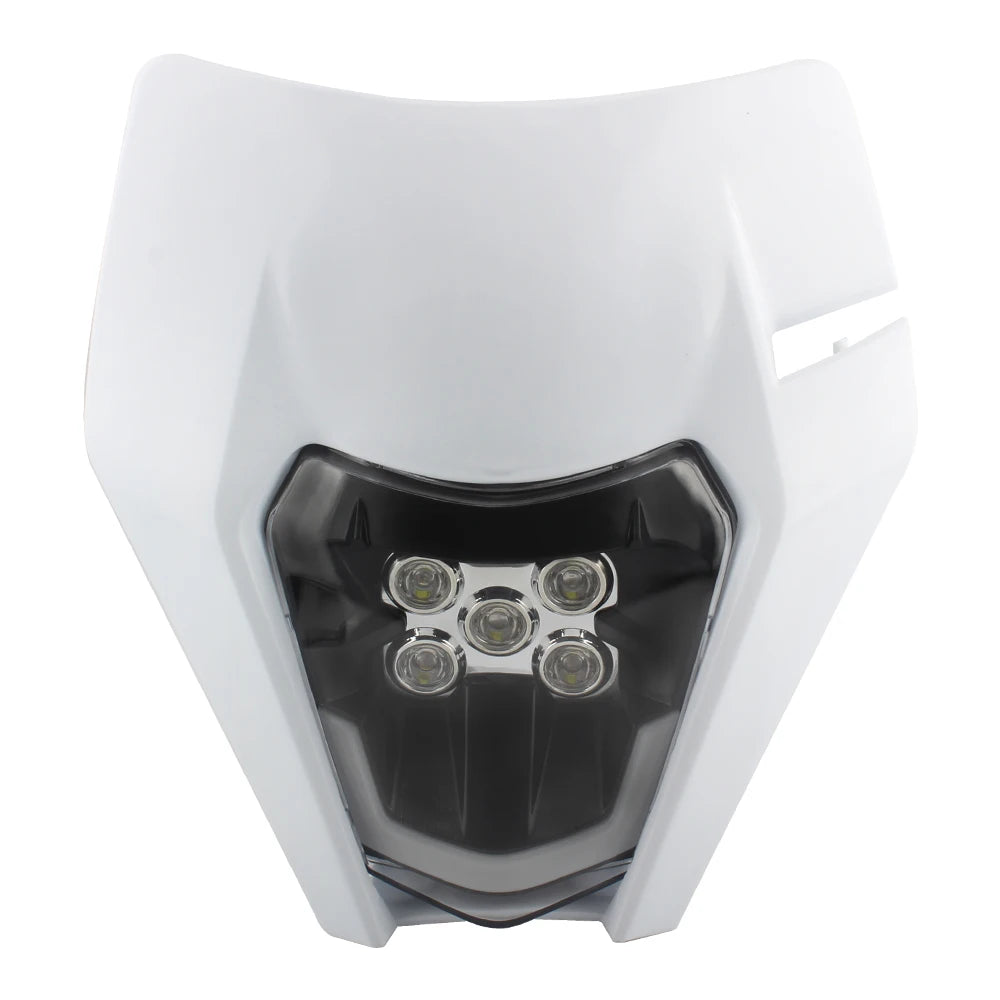 Motorcycle Headlight Plate LED Headlamp for KTM EXC EXCF SX XC 150 250 350 450 Fairing Dirt Bike Motocross Accessories Enduro