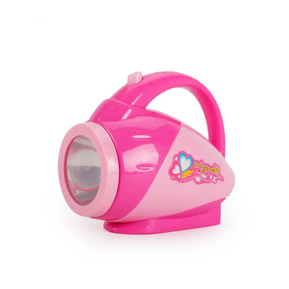 Coffee Machine Household Appliances Toys Toaster Blender Vacuum Cleaner Pretend Play Set with Light Sweeper Kitchen Toys