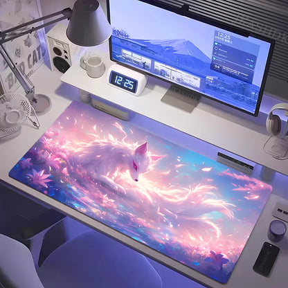 XXL Mouse Pad Gamer New HD Home Large Desk Mats MousePads Mouse Mat kawaii Fox Laptop Office Gamer Anti-slip Mice Pad Table Mat