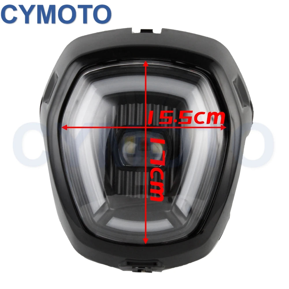 Motorcycle DC 12V Headlight Assembly For Honda NAVI 2022-2023 Head Lamp Accessories  Black Fairing Front Light HeadLamp