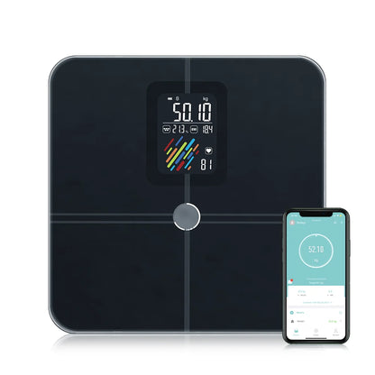 TFT Screen Body Weight Scales,Body Fat Scales,Smart BMI Scales Fat Water and Muscle,Weight Scales with 16 Body data Heart