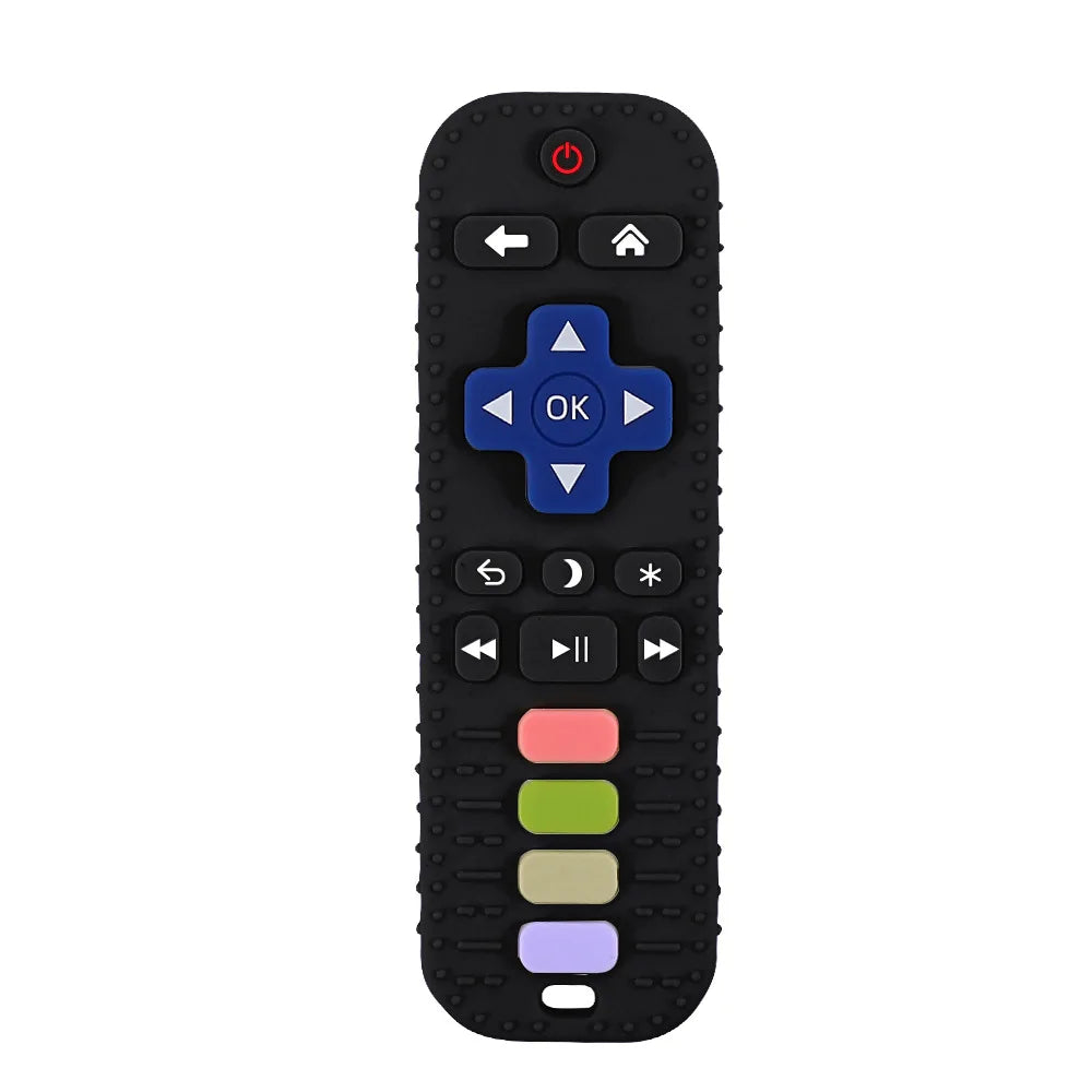 Baby Silicone Teether Toy TV Remote Control Shape Teething Chewing Toy soothing teething Pain Kids Teething Toy Baby Accessories