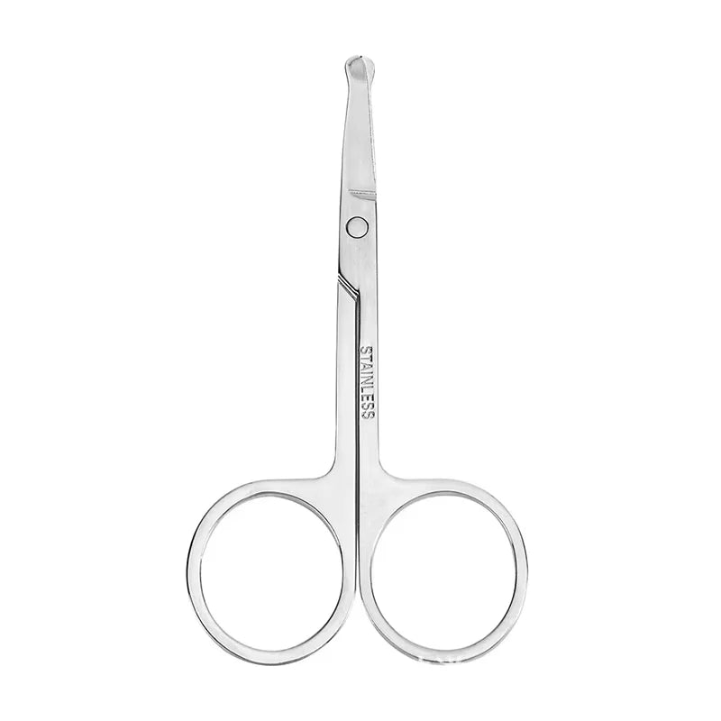 Stainless Steel Round Safety Scissors Eyebrow Makeup Scissor Beauty Nose Hair Trimmer Scissors Eyebrow with Sharp Head