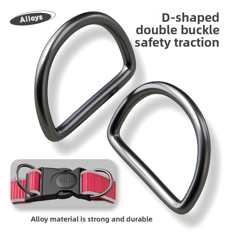 New Dog Collar and Leash Set Reflective Nylon Adjustable Collar for Small Medium Dogs Pet Walking Gear Dog Accessories P020